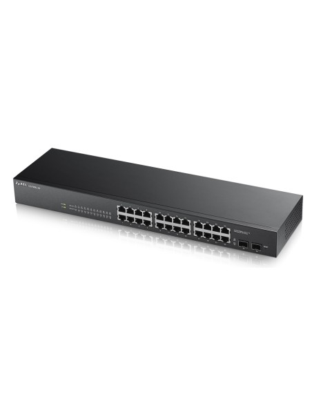 GS1900-24 Gestionado L2 Gigabit Ethernet (10/100/1000) Negro