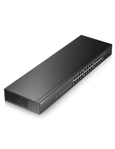 GS1900-24 Gestionado L2 Gigabit Ethernet (10/100/1000) Negro