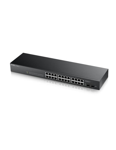 GS-1900-24 v2 Gestionado L2 Gigabit Ethernet (10/100/1000) 1U Negro