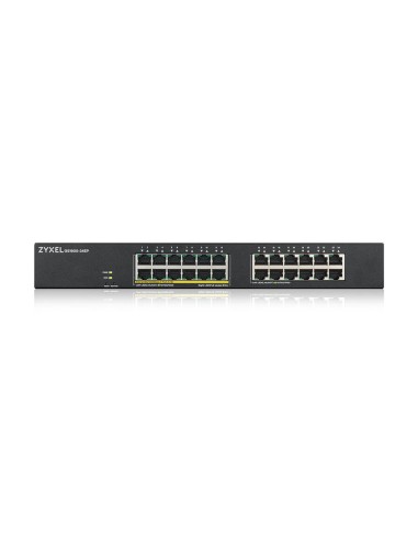 GS1900-24EP Gestionado L2 Gigabit Ethernet (10/100/1000) Energía sobre Ethernet (PoE) Negro