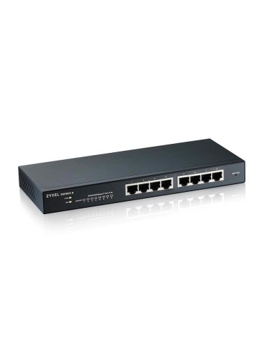 GS1900-8 Gestionado L2 Gigabit Ethernet (10/100/1000) Negro