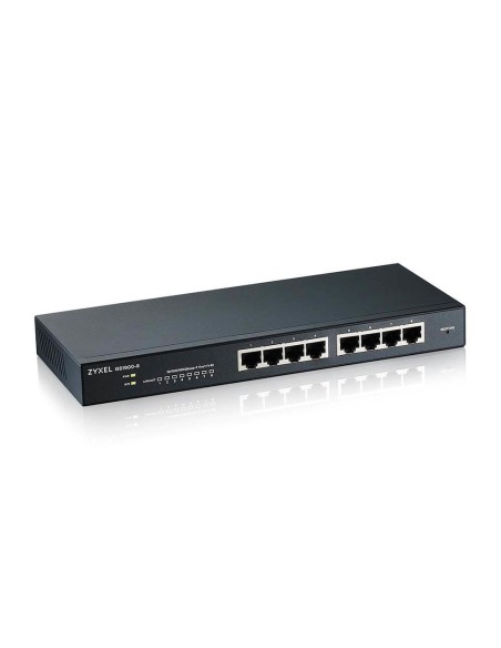 GS1900-8 Gestionado L2 Gigabit Ethernet (10/100/1000) Negro
