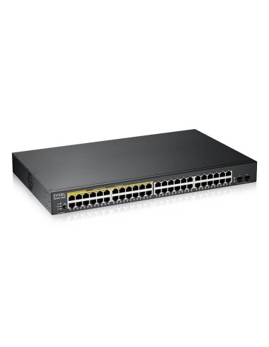 GS1900-48HPv2 Gestionado L2 Gigabit Ethernet (10/100/1000) Energía sobre Ethernet (PoE) Negro