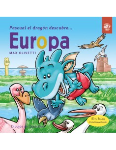 Pascual el dragon descubre Europa Libros infantiles en letra ligada manuscrita cursiva