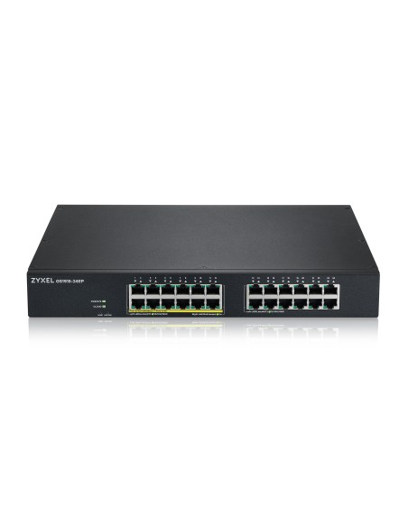 GS1915-24EP Gestionado L2 Gigabit Ethernet (10/100/1000) Energía sobre Ethernet (PoE) 1U Negro