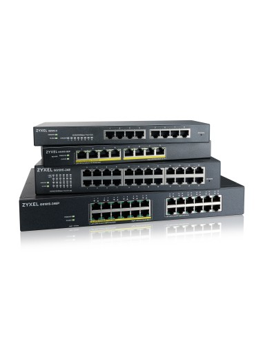 GS1915-24EP Gestionado L2 Gigabit Ethernet (10/100/1000) Energía sobre Ethernet (PoE) 1U Negro