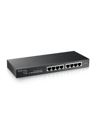 GS1915-8 Gestionado L2 Gigabit Ethernet (10/100/1000) Negro
