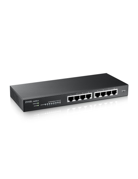 GS1915-8 Gestionado L2 Gigabit Ethernet (10/100/1000) Negro