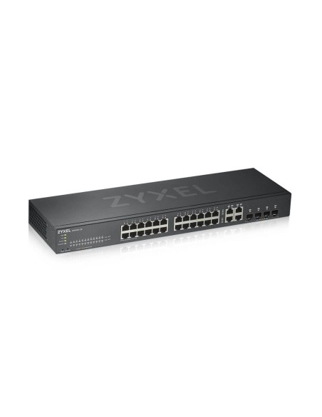 GS1920-24V2 Gestionado Gigabit Ethernet (10/100/1000) Negro