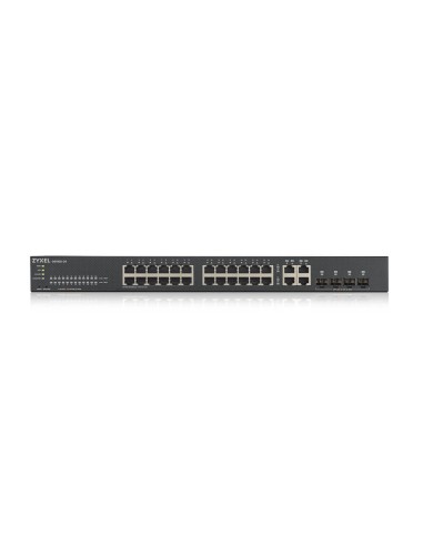 GS1920-24V2 Gestionado Gigabit Ethernet (10/100/1000) Negro