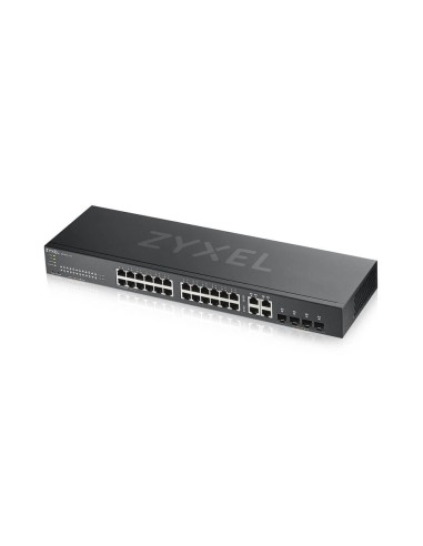 GS1920-24V2 Gestionado Gigabit Ethernet (10/100/1000) Negro