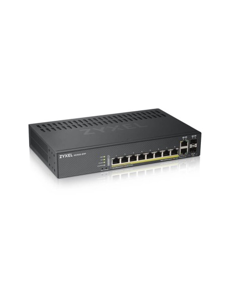 GS1920-8HPV2 Gestionado Gigabit Ethernet (10/100/1000) Energía sobre Ethernet (PoE) Negro