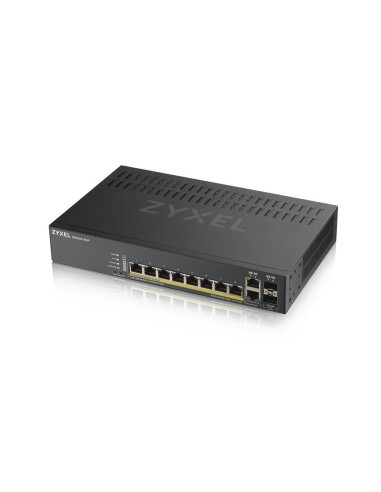 GS1920-8HPV2 Gestionado Gigabit Ethernet (10/100/1000) Energía sobre Ethernet (PoE) Negro