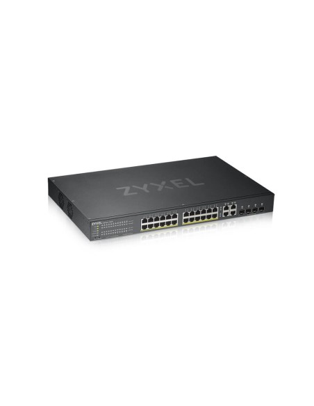 GS1920-24HPV2 Gestionado Gigabit Ethernet (10/100/1000) Energía sobre Ethernet (PoE) Negro