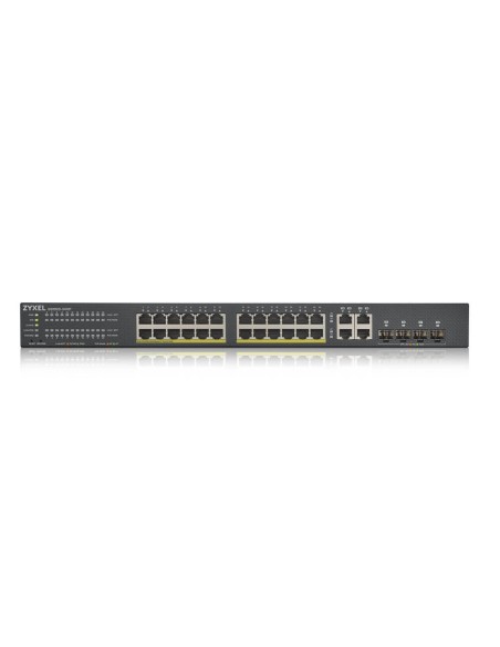 GS1920-24HPV2 Gestionado Gigabit Ethernet (10/100/1000) Energía sobre Ethernet (PoE) Negro