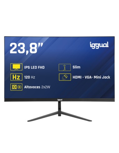 Monitor 24" IPS 1ms FHD 120Hz VGA HDMI +Altavoces
