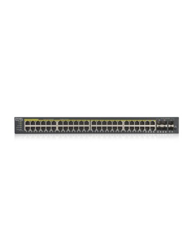GS1920-48HPV2 Gestionado Gigabit Ethernet (10/100/1000) Energía sobre Ethernet (PoE) Negro