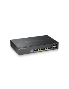 GS2220-10HP-EU0101F switch Gestionado L2 Gigabit Ethernet (10/100/1000) Energía sobre Ethernet (PoE) Negro