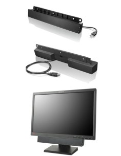 USB Soundbar Negro 2.0 canales 2,5 W