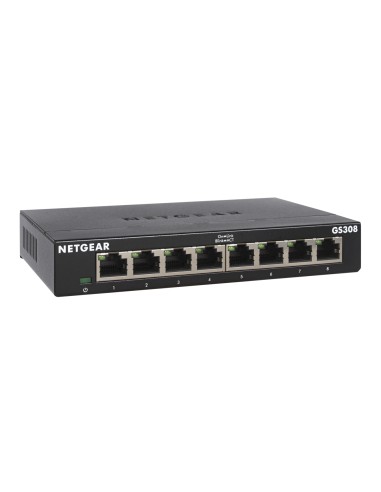 GS308-300PES switch No administrado L2 Gigabit Ethernet (10/100/1000) Negro