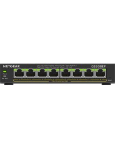8-Port Gigabit Ethernet PoE+ Plus Switch (GS308EP) Gestionado L2/L3 Gigabit Ethernet (10/100/1000) Energía sobre Ethernet (PoE)