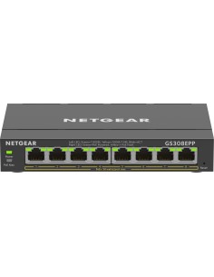 8-Port Gigabit Ethernet High-Power PoE+ Plus Switch (GS308EPP) Gestionado L2/L3 Gigabit Ethernet (10/100/1000) Energía sobre Et