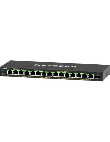 16-Port High-Power PoE+ Gigabit Ethernet Plus Switch (231W) with 1 SFP port (GS316EPP) Gestionado Gigabit Ethernet (10/100/1000