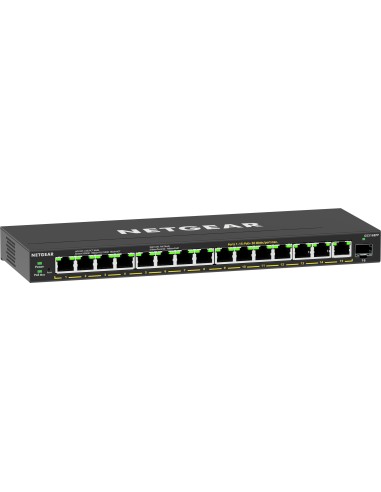 16-Port High-Power PoE+ Gigabit Ethernet Plus Switch (231W) with 1 SFP port (GS316EPP) Gestionado Gigabit Ethernet (10/100/1000
