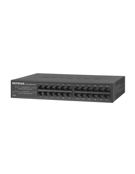 GS324 No administrado Gigabit Ethernet (10/100/1000) Negro