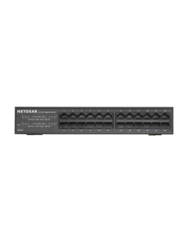 GS324 No administrado Gigabit Ethernet (10/100/1000) Negro