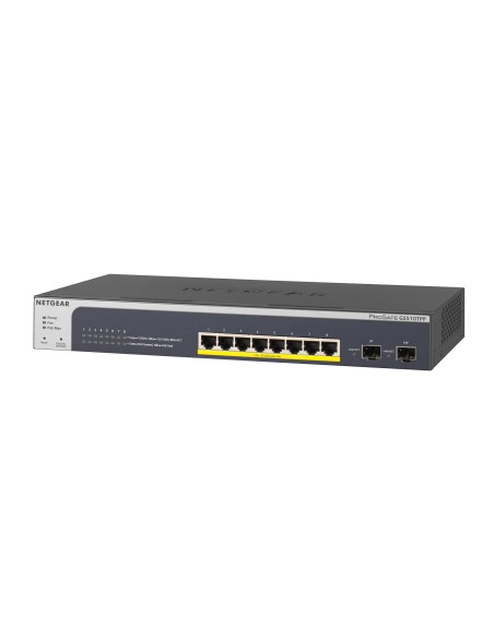 GS510TPP Gestionado L2/L3/L4 Gigabit Ethernet (10/100/1000) Energía sobre Ethernet (PoE) Negro