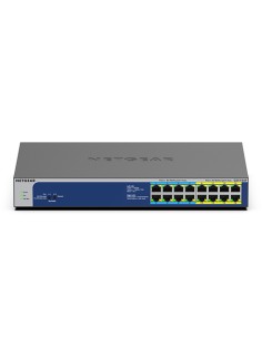 GS516UP No administrado Gigabit Ethernet (10/100/1000) Energía sobre Ethernet (PoE) Gris
