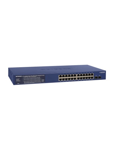 GS724TP-300EUS switch Gestionado L2/L3/L4 Gigabit Ethernet (10/100/1000) Energía sobre Ethernet (PoE) Azul
