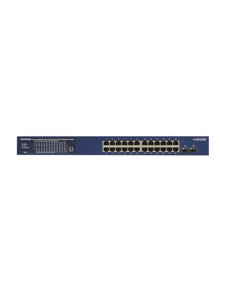 GS724TP-300EUS switch Gestionado L2/L3/L4 Gigabit Ethernet (10/100/1000) Energía sobre Ethernet (PoE) Azul