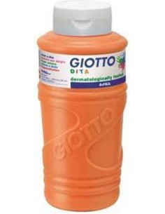 BOTE PINTURA DEDOS GIOTTO 750ML NARANJA
