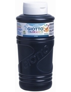 BOTE PINTURA DEDOS GIOTTO 750ML NEGRO