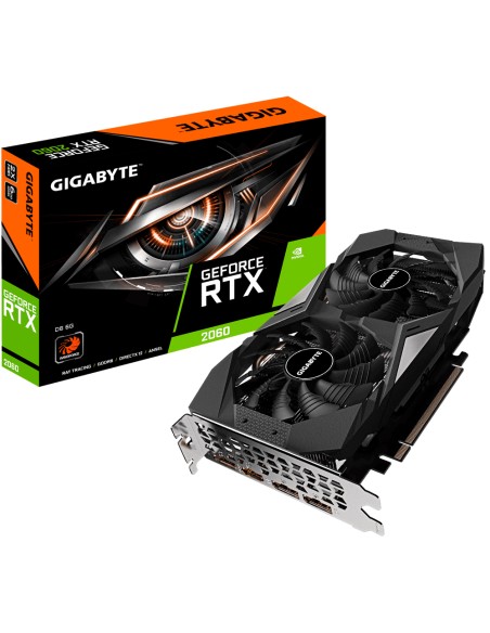 GV-N2060D6-6GD tarjeta gráfica NVIDIA GeForce RTX 2060 6 GB GDDR6