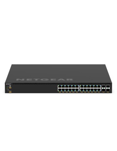 GSM4328-100AJS Gestionado L3 Gigabit Ethernet (10/100/1000) Energía sobre Ethernet (PoE) 1U Negro