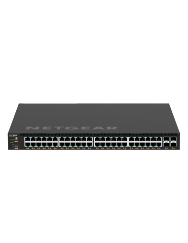 M4350-48G4XF Gestionado L3 Gigabit Ethernet (10/100/1000) Energía sobre Ethernet (PoE) 1U Negro