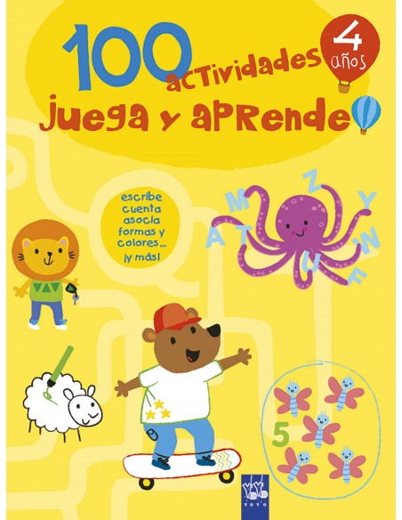 100 actividades juega y aprende 4 anos