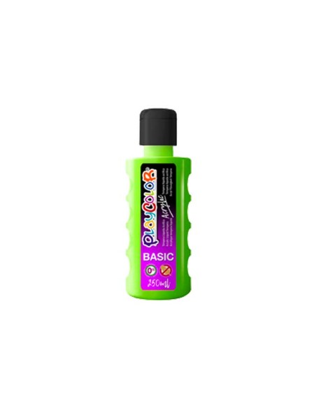 BOTE PINTURA PLAYCOLOR ACRYLIC 250ML VE CLARO