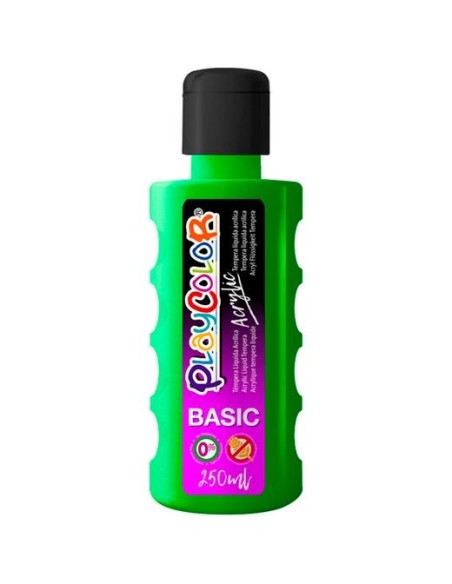 BOTE PINTURA PLAYCOLOR ACRYLIC 250ML VE OSCURO