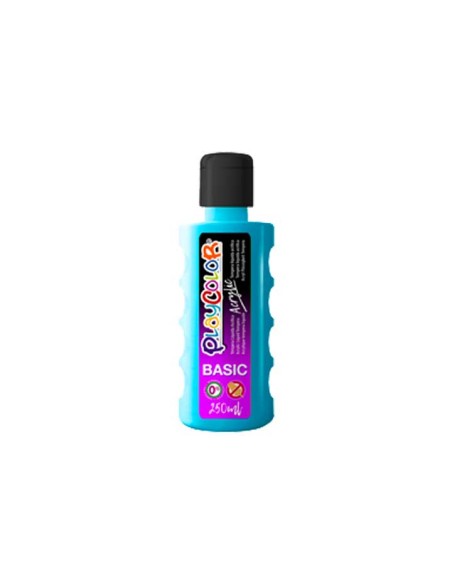 BOTE PINTURA PLAYCOLOR ACRYLIC 250ML AZ CLARO