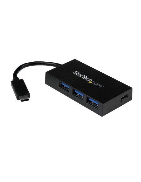 Concentrador USB 3.0 (5Gbps) de 4 Puertos - USB-C a 1x USB-C y 3x USB-A