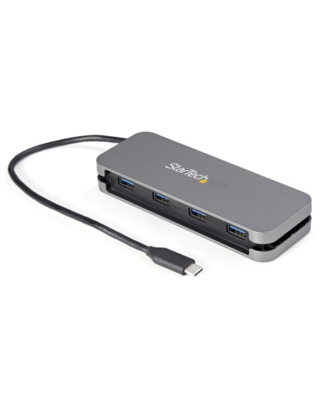 Hub Ladrón USB C de 4 Puertos - 4x USB-A - Concentrador USB 3.0 Tipo C de 5Gbps (USB 3.2 Gen 1) - Hub Portátil USB-C a USB-A - c