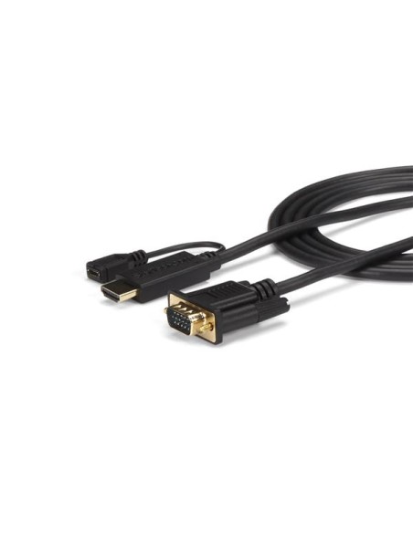 Cable de 3m Conversor Activo HDMI a VGA - Adaptador 1920x1200 1080p