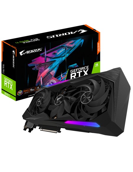 AORUS GV-N307TAORUS M-8GD tarjeta gráfica NVIDIA GeForce RTX 3070 Ti 8 GB GDDR6X