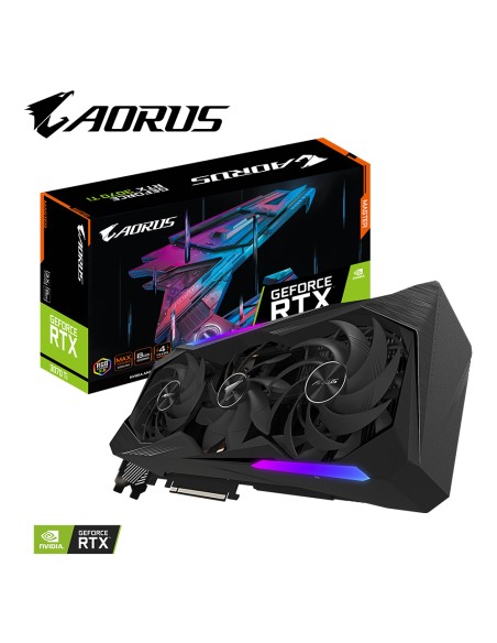 AORUS GV-N307TAORUS M-8GD tarjeta gráfica NVIDIA GeForce RTX 3070 Ti 8 GB GDDR6X
