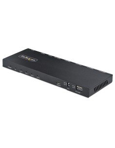 Splitter Divisor HDMI de 4 Puertos, Vídeo HDMI 2.0 de 4K a 60Hz, Multiplicador HDMI 4K con Escalador incorporado, HDMI de 1 Entr