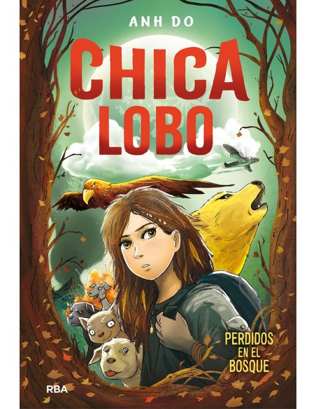 Chica lobo Perdidos en el bosque